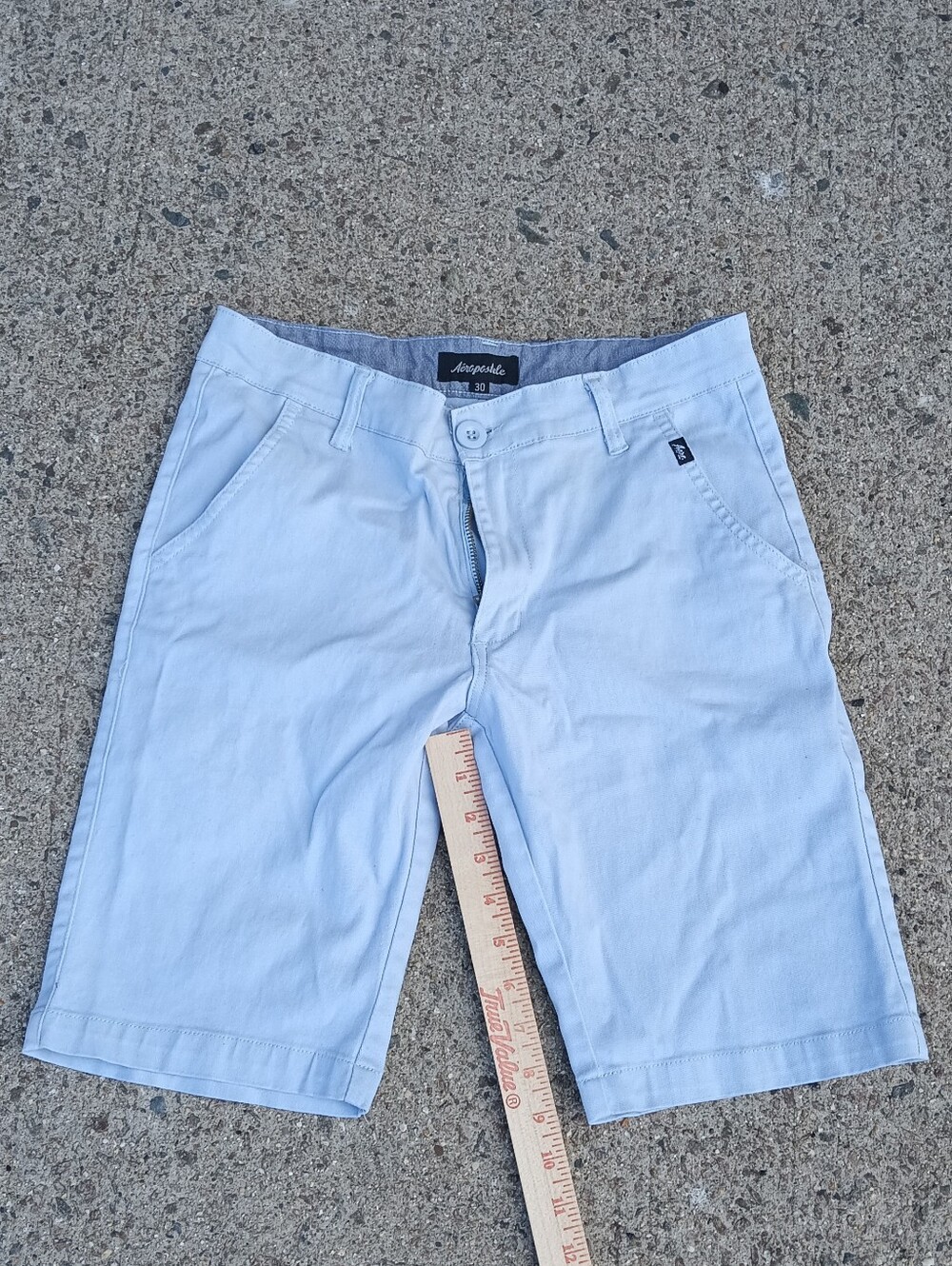 Y2K Aeropostale Baby Blue Jorts Size 30